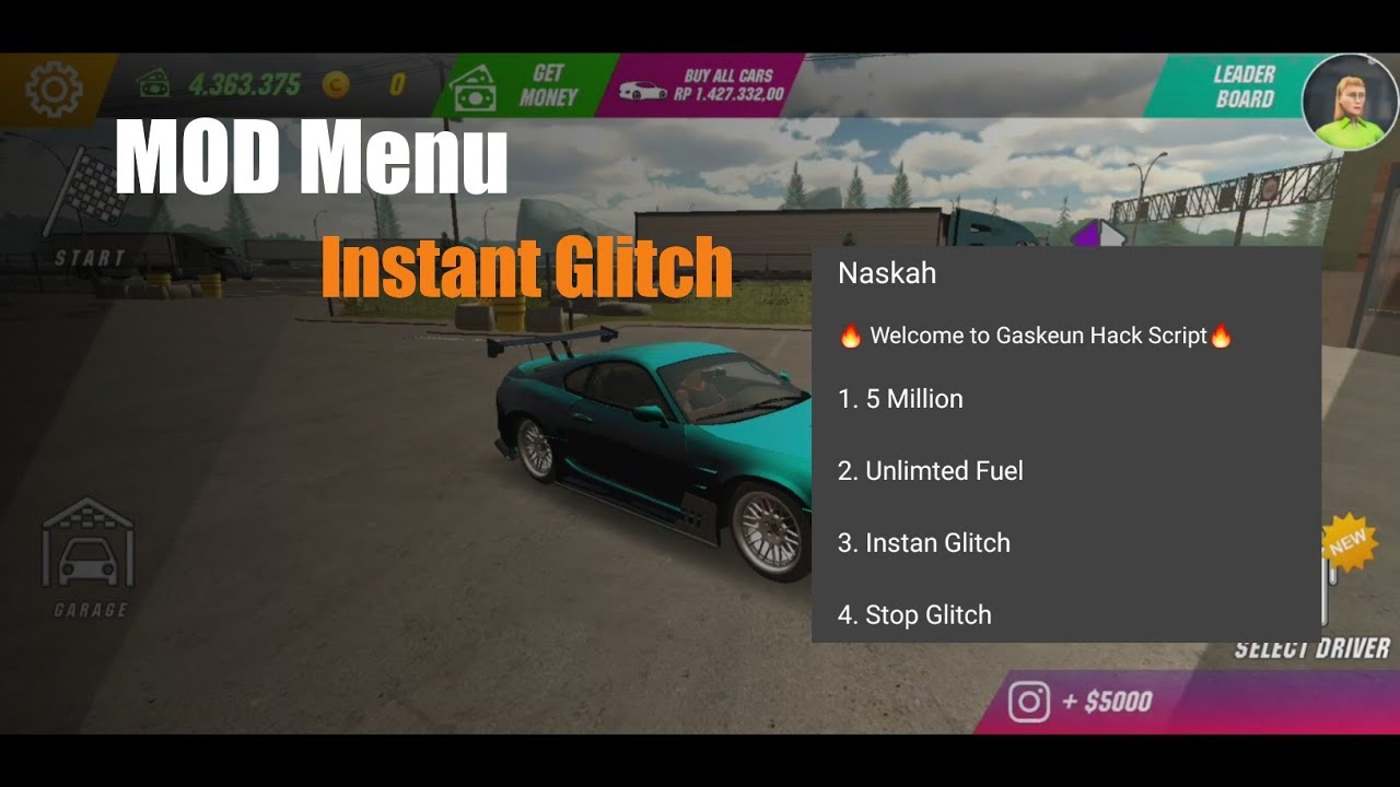 Script Hack Car Parking - Instant Glitch - YouTube
