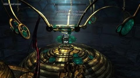 Skyrim easy solution to lexicon puzzle