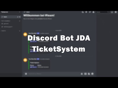 TicketSystem | Discord JDA Bot Coding #1