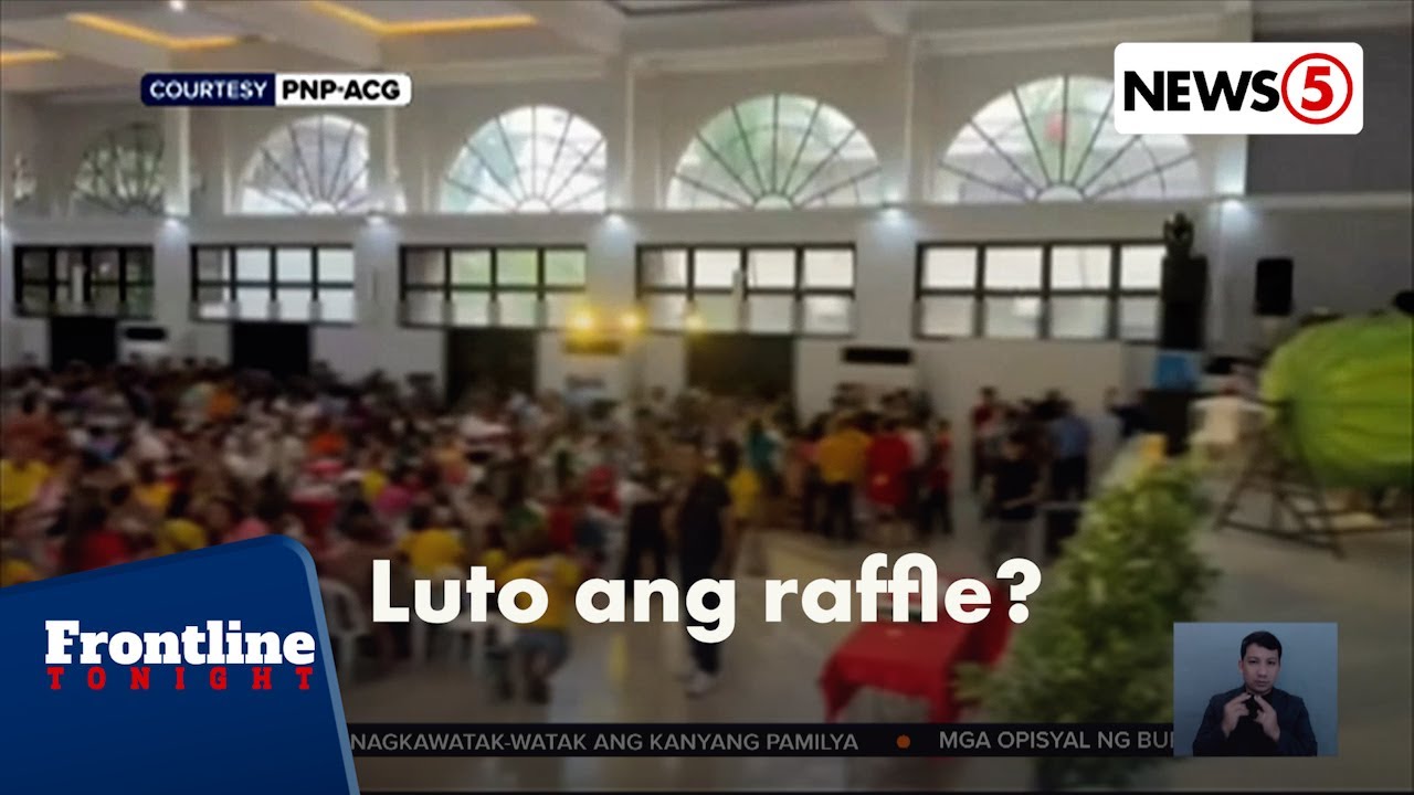 May Pa Raffle Illegal gambling operation na may pa-raffle, sinalakay | Frontline ...