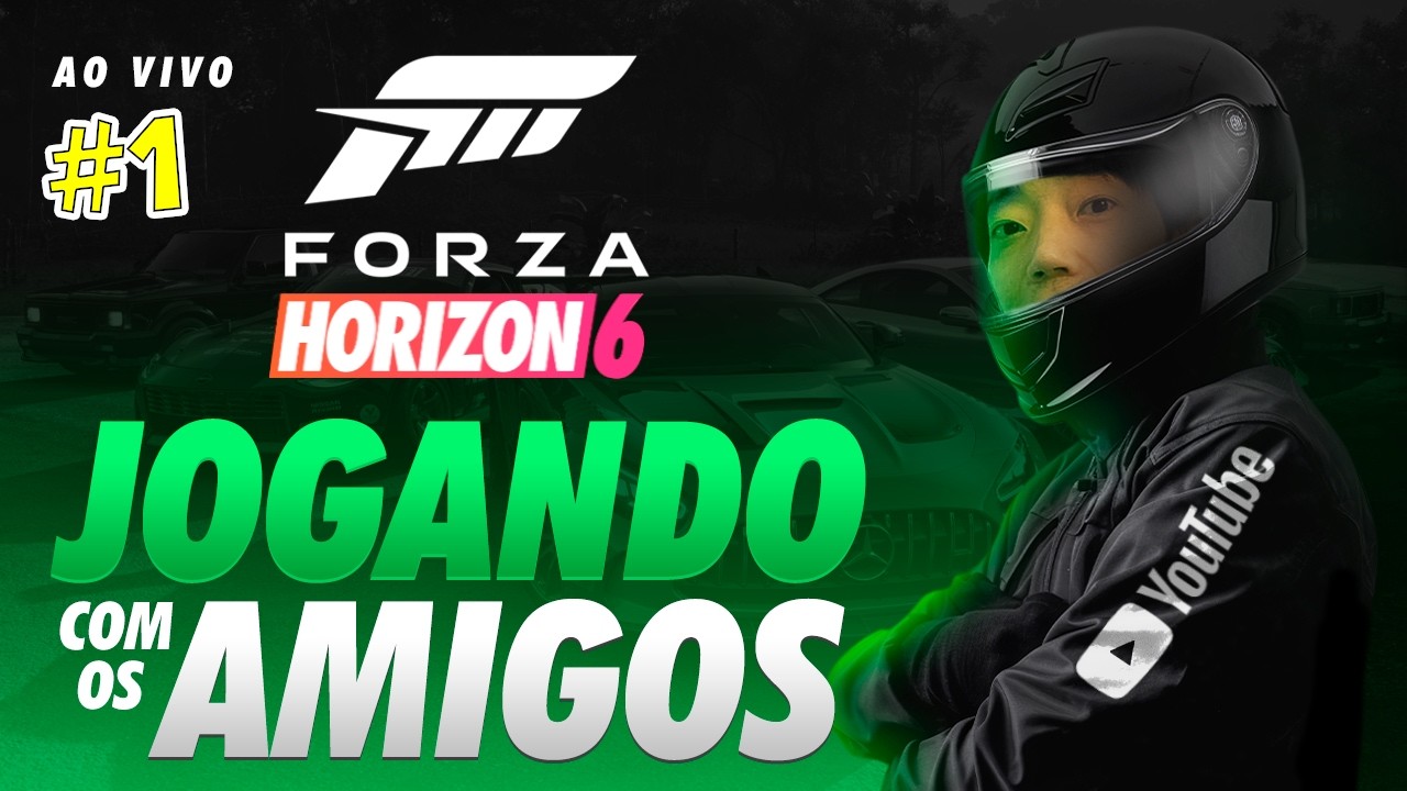 LIVE JOGANDO FORZA HORIZON 6 #1 O INÍCIO