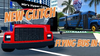 NEW GLITCH WITH THE BUS?? HOW TO FLING BUS IN Car Dealership tycoon | Mird CDT