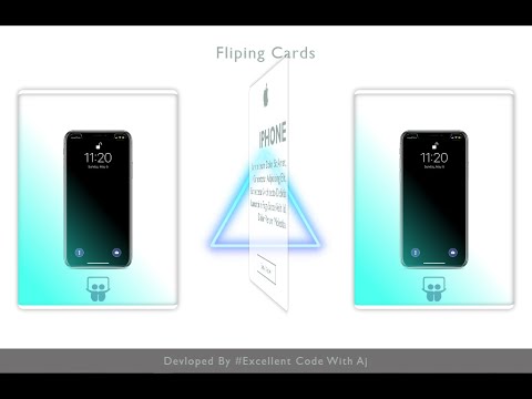 How To Make Flipping Card In CSS || EXCELLENT CODE WITH AJ - YouTube