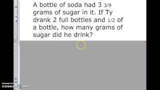 fraction word problems (5.NF.A.2 & 5.NF.B.6)