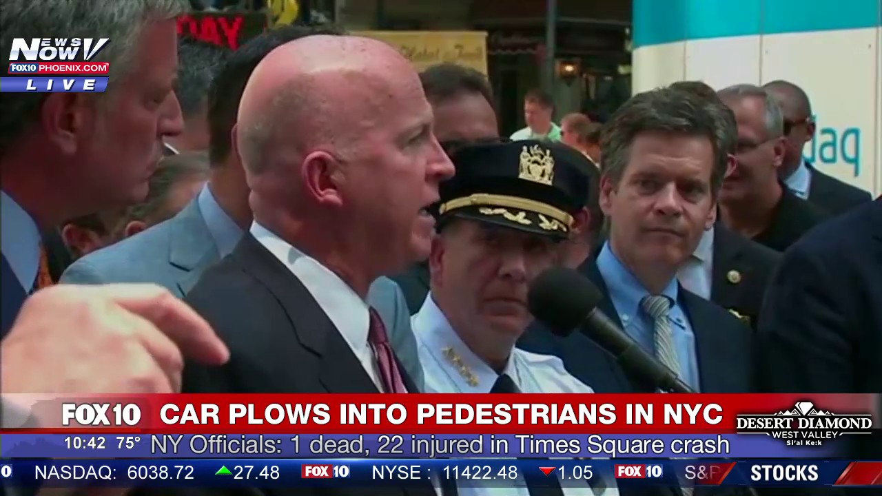 PRESS CONFERENCE: NY Officials Discuss DEADLY Times Square Crash, ID ...