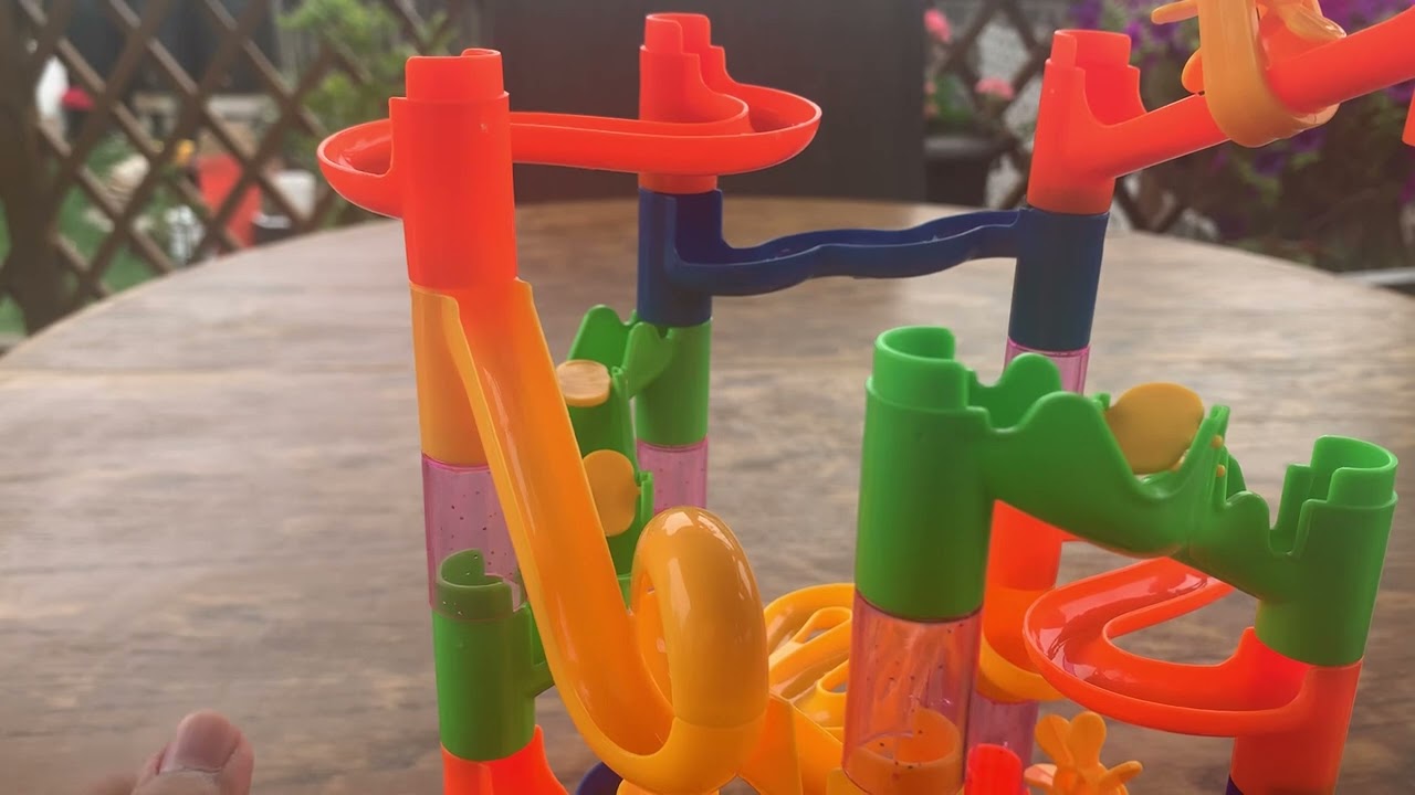 (First Video In October 2023) Building Marble Run 74 Piece By Games Hub