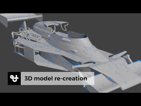 McLaren M23 - CGI 3D model re creation process