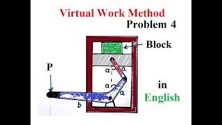 Famous Virtual Work Method Lec 5 || (Problem 4)|Engineering Mechanics|First Year Students Wealth