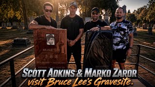 Visiting Bruce Lees Gravesite With Scott Adkins Marko Zaror