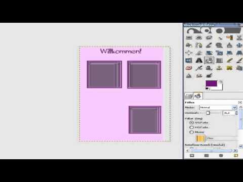 Ein Layout mit Gimp erstellen! - YouTube