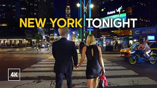 Walking in NYC at Evening / Walking Tour 4K