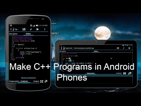 Make C++ Programs in Android Phones