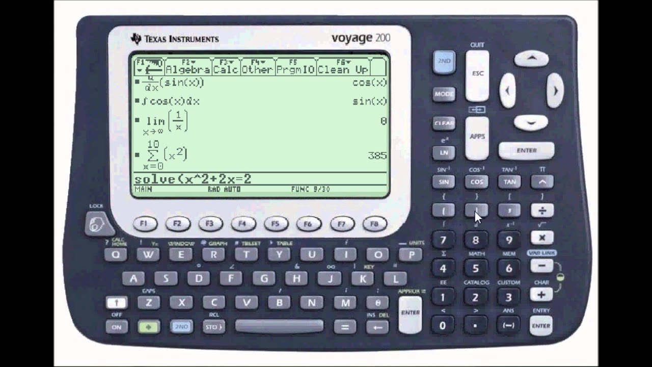 ti voyage 200 text editor