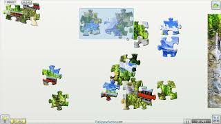 The daily jigsaw puzzle | Tourist Train, Zermatt, Switzerland screenshot 5