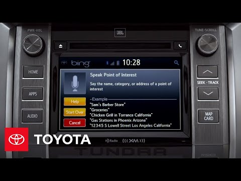 2014 Tundra How-To: Inputting a Point of Interest From a Bing™ Search | Toyota