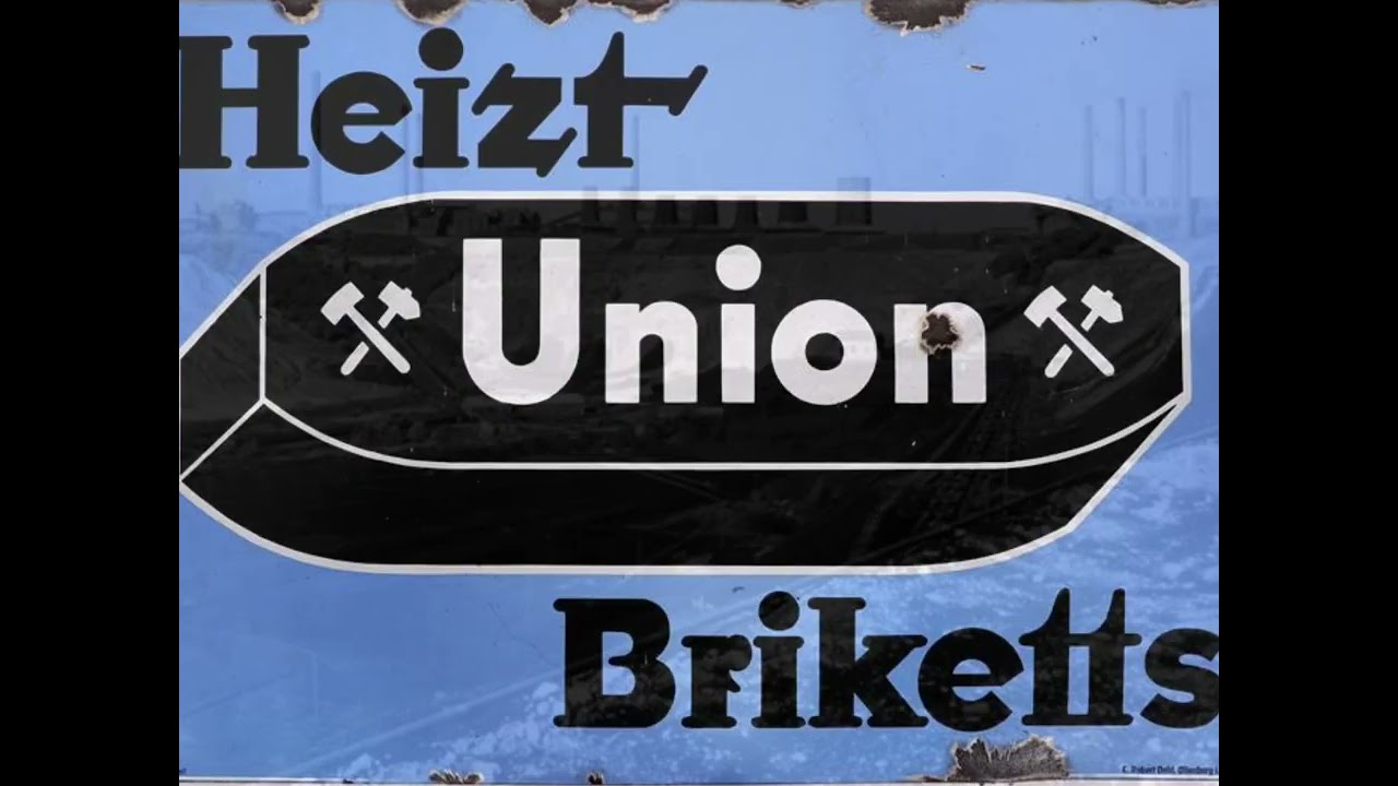 Werbeplatte UNION BRIKETTS - Die braune Perle vom Rhein (Telefunken T 5131) 1934