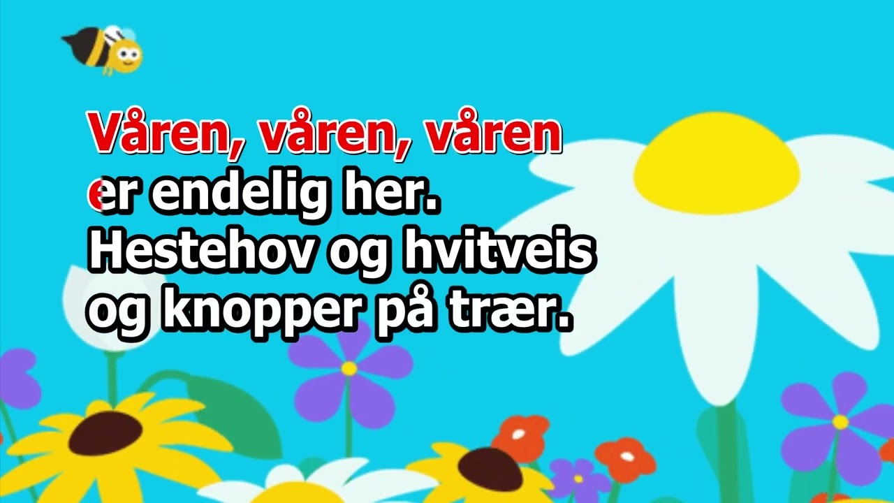 VÅREN VÅREN med tekst