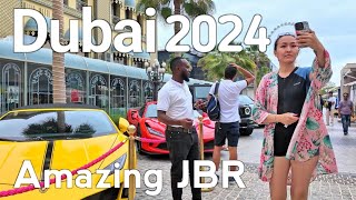 Dubai [4K] Amazing JBR Walking Tour 🇦🇪