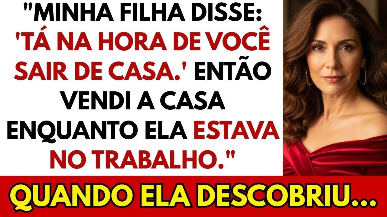 Minha filha disse que era hora de eu sair, então vendi a casa enquanto ela estava no trabalho!