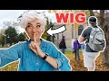 FOLLOWING my HUSBAND WEARING a WIG to SEE if he NOTICES ME