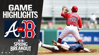 Braves vs. Red Sox Spring Breakout Game Highlights (3\/16\/24) | MLB Highlights