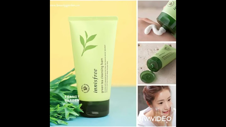 Innisfree green tea foam cleanser là gì năm 2024