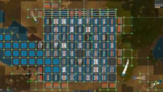 Factorio 4K SPM bot-based factory, map view