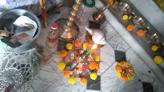 Aj Khub Sundor Kore Sajalam Thakurke Pujo Dilam.