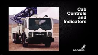 Mack TerraPro Concrete Boom Pump - Part 2: Cab Controls and Indicators