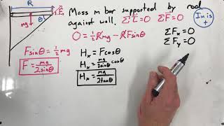 Torque Statics Example