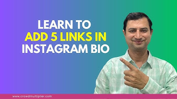 How to add multiple links (5 Clickable Links) on instagram bio in 2023?