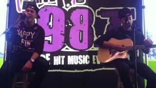 Video thumbnail of "Timeflies - I Choose U Acoustic @ 98.7 in Detroit"