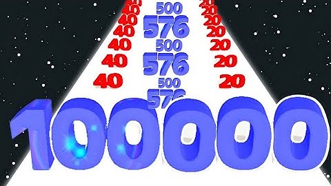 Number Master vs Jelly Run 2048- NumberRun Infinity (Max Level) Update