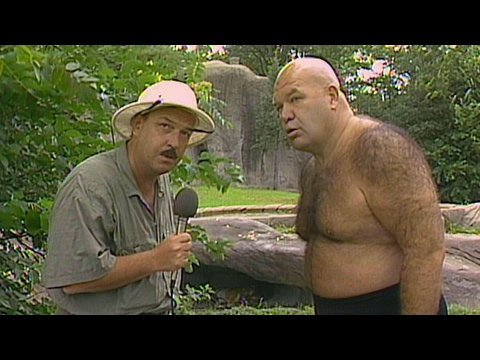 George "The Animal" Steele visits the Detroit Zoo: Saturday Night's Main Event, Oct. 5, 1985