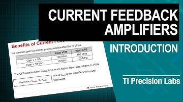 Current feedback amplifiers - Overview and compensation techniques