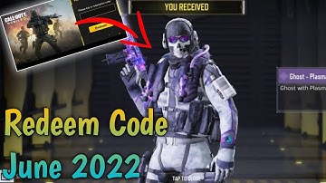 June 9 2022 Redeem Code Codm | New Redeem Code Codm 2022 | Codm Codes | Today Redeem Code Codm