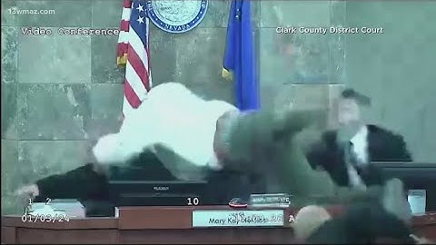 Man sentenced to decades in prison for attacking judge in courtroom