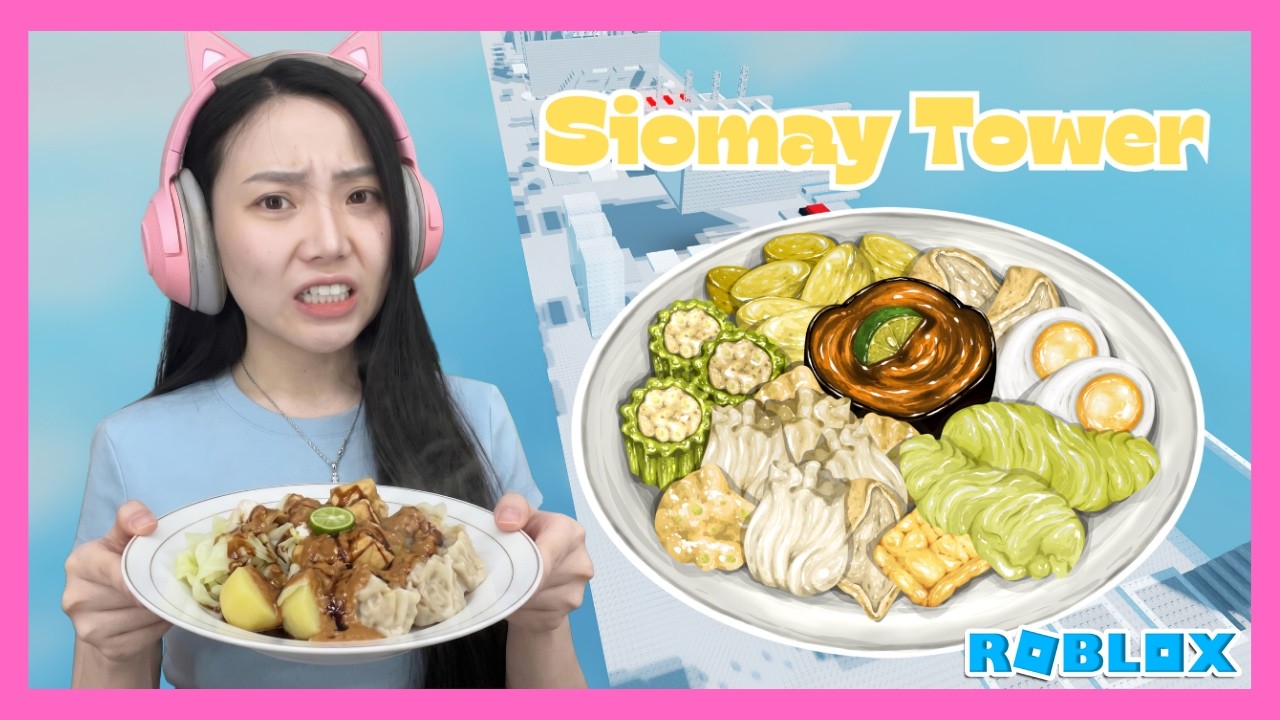 Mukbang Siomay Di Siomay Tower- Roblox Indonesia