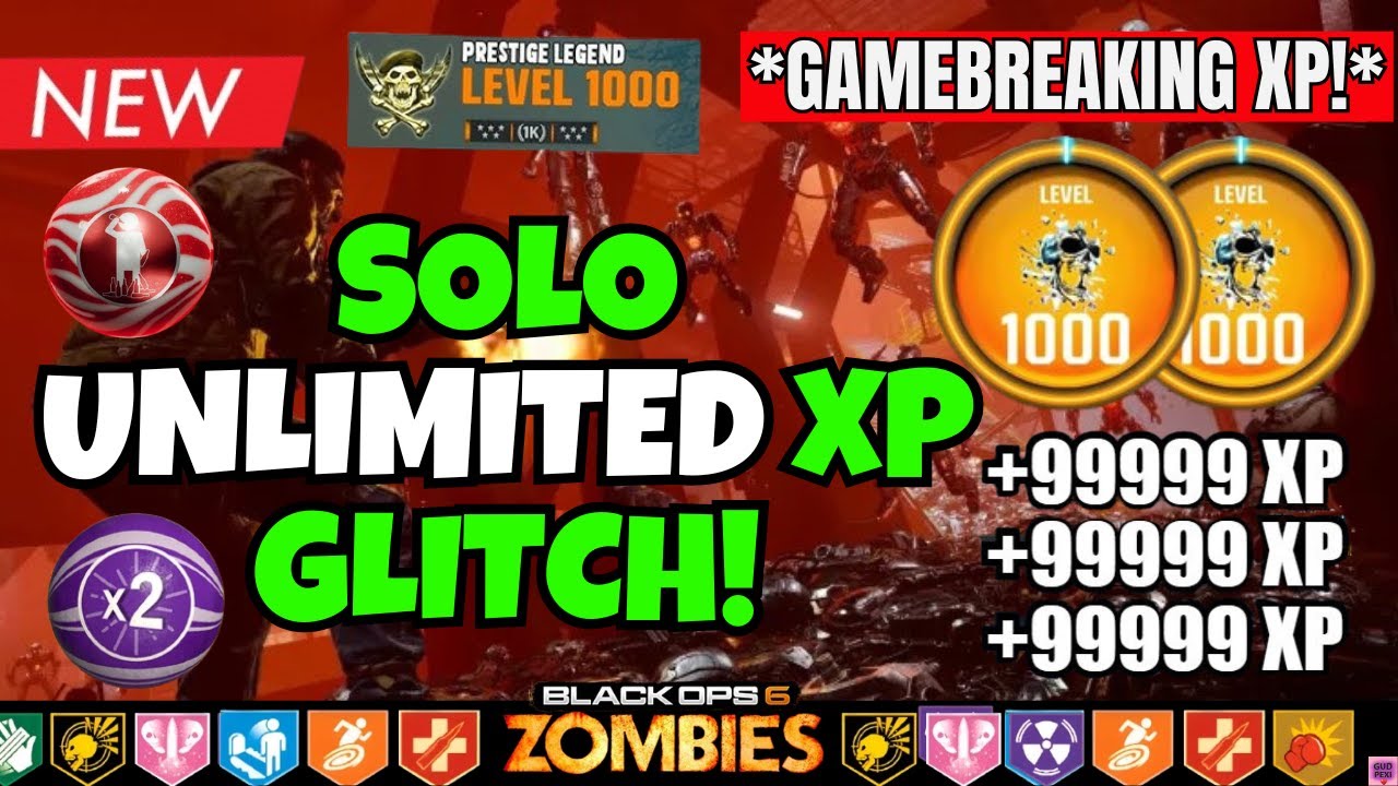 *NEW* SOLO Unlimited XP Glitch BO6 Zombies SEASON 5 (HOW TO BUILD GORGOFEX) UNLIMITED SPAWNS GLITCH