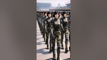 Future Army of AI Soldiers | Robot Women Marching in Sync 🤖🚨" #army #shorts #ai ‎⁨@AIRobotsLife⁩