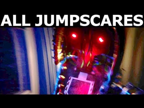 The Joy Of Creation: Story Mode - All Jumpscares (All Nights, All Levels) (FNAF Horror Game 2017)