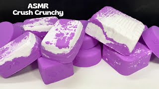 ASMR Baking Soda Crunchy Purple Crush #asmrcrushcrunchy