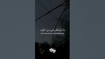 ولنبلونكم بشيءٍ من الخوف القارئ إسلام صبحي تلاوة هادئة
