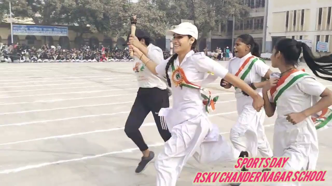 Annual sports day celebration in school || Rskv Chander Nagar school || @twinstrail