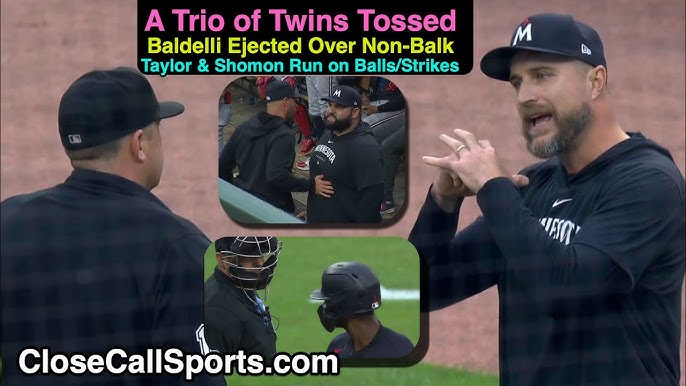 Why were Joey Gallo and Rocco Baldelli ejected? Twins slugger and