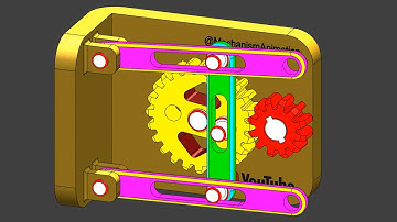 (29/1000)🔝Mechanical mechanism animation 4K #mechanical #mechanism #animation #gear #solidworks