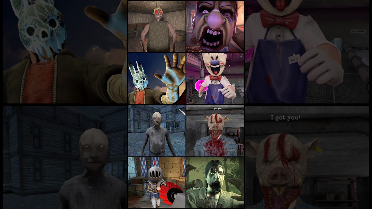 Grabby Horror Remake Vs Witch Cry 2 Vs Horror Tale 3 Vs Ice Scream 8 Rod Vs Grandpa Vs 911 Cannibal