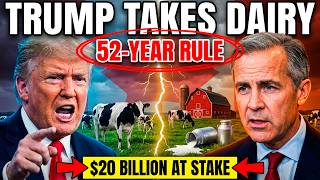 Trump Just Demanded Canadas 20b Dairy Market Carneys Answer Broke A 52year Rule
