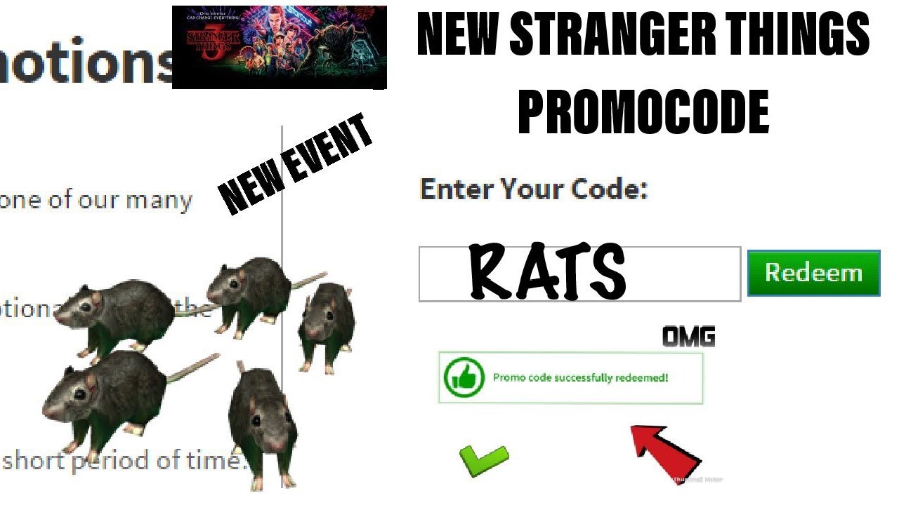 8 Info Roblox Promo Codes Stranger Things 3 2019 2020 - 