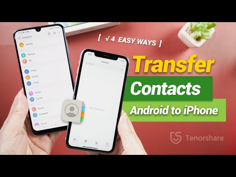 How to Transfer Contacts from Android to iPhone [4 EASY WAYS]